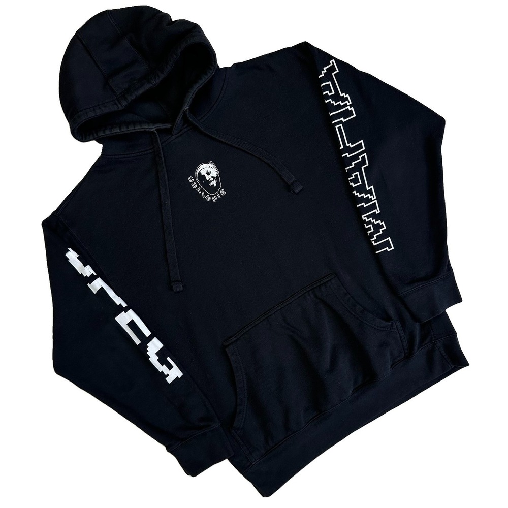 JPEGMafia Official Merch Cutie Pie Hoodie Sweatshirt Men L Black White Script